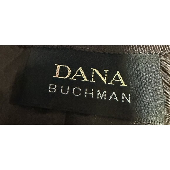 Dana Buchman Brown Skirt Set with Black Leaf Accents - Picture 8 of 11